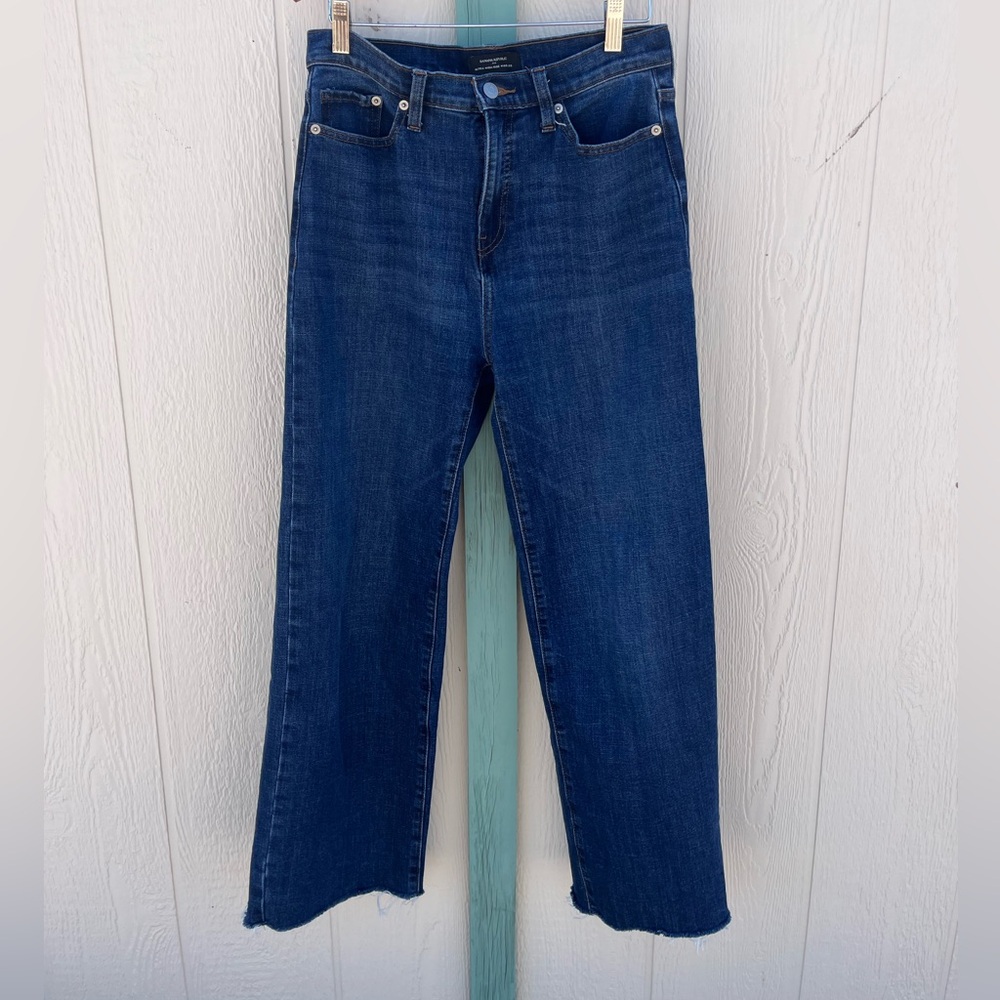 Banana Republic Ultra High-Rise Wide Leg Jeans size 28/6